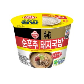 오뚜기 컵밥 얼큰 순후추 돼지국밥, 5개, 311.5g