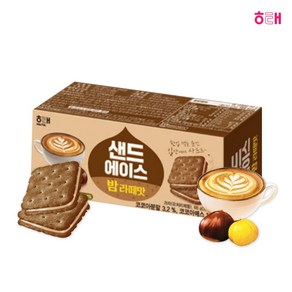 해태 샌드에이스 밤라떼맛 68g, 1개