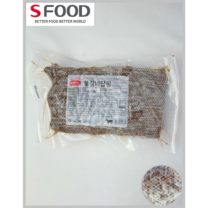 [SFOOD] 소고기안창살 80% 에쓰푸드 불갈비탑핑 1kg 1EA(냉동)(각종토핑)_치즈왕자, 1개