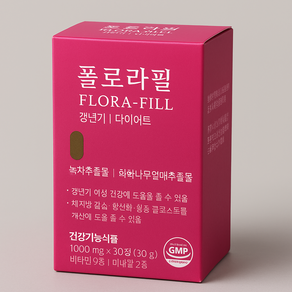 [마이디데이] 플로라필 갱년기 다이어트 체지방 감소 도움 1박스 1000mg x 30정, 1개, 30회분