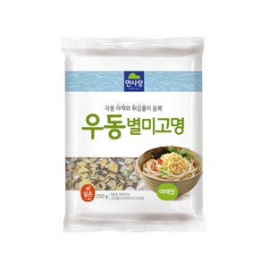 우동별미고명 야채맛 면사랑 500G, 1개