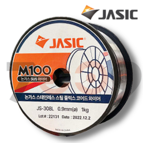 제이식 논가스 용접봉 M100 전용 1kg 스텐와이어 JS-308L, 1개