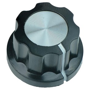 아두이노 MF-A05 가변 저항 노브 캡 회전형 다이얼 조절기(6.2mm 내경 44mm 직경 Potentiomete knob cap) 0.1%의 비밀, 1개