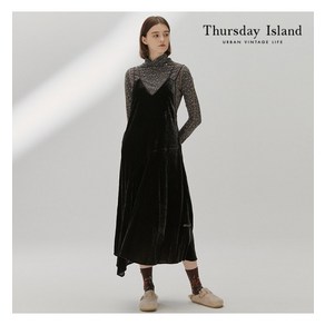 Thusday Island 벨벳 슬립 원피스 T218MOP266W 652039