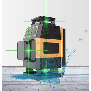 전자 레이저 레벨기 멀티 수평기 12라인 디지털 테스터기 수평 수직, 1개, 미니12선 듀얼 리튬 배터리