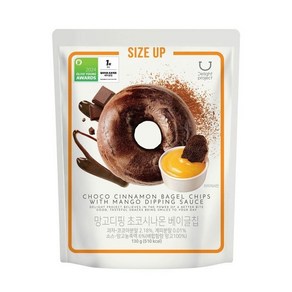 딜라이트 프로젝트 망고디핑 초코시나몬 베이글칩, 130g, 1개