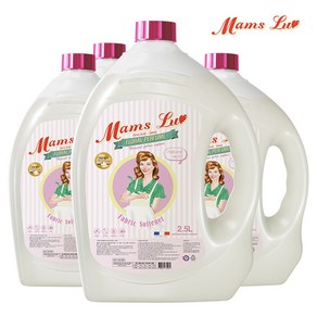 맘스럽 섬유유연제 로즈향 2.5Lx4개 퍼퓸타입 실내건조, 4개, 2.5L