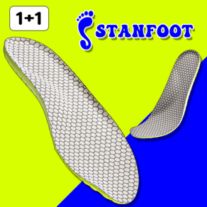 스탠풋 스탠다드 신발 깔창 기능성 족저근막염 푹신한 깔창 인솔 1+1