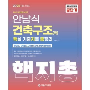 2025 안남식 건축구조(학) 핵지총 핵심 기출지문 총정리