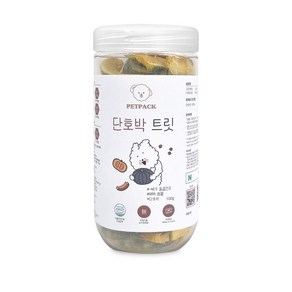 펫팩 동결건조 트릿 간식, 1개, 100g, 단호박