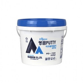 쌍곰 PUTTY 건축용 퍼티 PD-700 아크릴릭필러 5kg 외부용, 1개, 상세페이지 참조, 상세페이지 참조