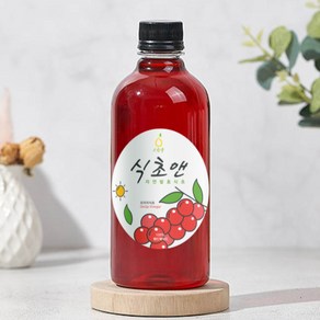 스윗쿡 식초앤 천연 자연 발효 오미자식초 수제100%, 1개, 500ml