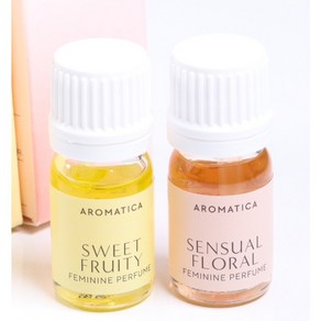 [정품] Aomatica 아로마티카 퓨어 앤 소프트 페미닌 퍼퓸 5ml 페미닌퍼퓸 스윗프루티 센슈얼플로럴 여름향수 Y존향수 이너향수 페미닌향수 시크릿오일, 페미닌퍼퓸 스윗 프루티, 1개