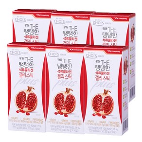 광동 The 탱탱한 석류콜라겐 젤리스틱, 200g, 6개