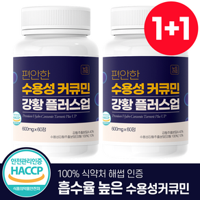 뉴트라업 수용성 커큐민 강황 플러스업 식약청인증 HACCP