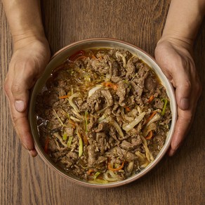 장우가든 양념 소불고기 남양주 40년 맛집 맛 그대로 직접 생산, 3개, 600g