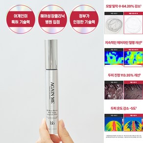 어게인미 리바이브 헤어스칼프 여성 탈모 앰플, 1개, 15ml