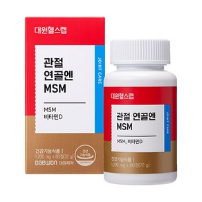 대원헬스랩 관절 연골엔 MSM, 60정, 1개