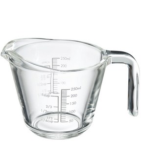 하리오 계량컵 오븐 전자레인지용 MJP-250, 단품, 250ml, 1개