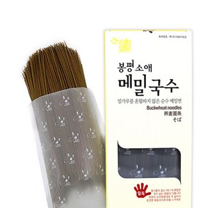 소애 메밀국수 국내산 밀가루가 들어가지 않은 순곡물면, 400g, 3개