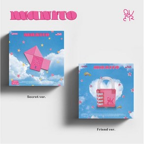 개봉앨범 포토카드 없음  QWER (큐더블유이알) - 1st Mini Album MANITO 2종 세트