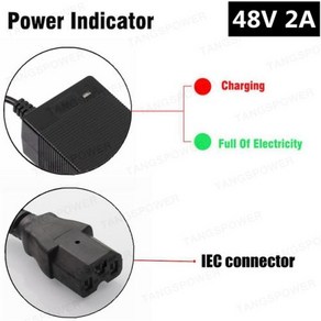 TANGSPOWER 48V 2A 전기 자전거 납산 배터리 충전기 576V 납산 배터리 전자 자전거 스쿠터 오토바이 충전기, 없음, 없음