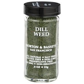 Moton & Basset Spices Dill Weed 0.8 Ounce Moton & Basset 향신료 딜 위드 0.8온스, 22g, 1개