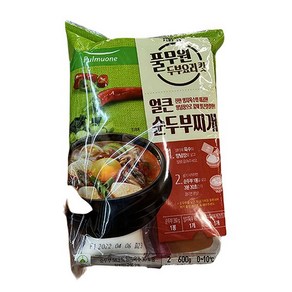 풀무원 풀무원 양지육수얼큰순두부찌개 600G, 2개