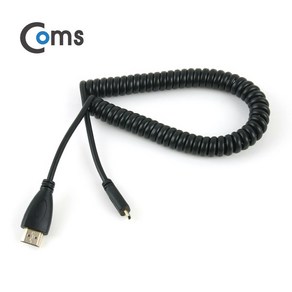 HDMI to MICRO HDMI 스프링 케이블 NA814, 1개