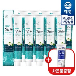 애경 2080 청은차 향기화차 치약 190g x10개 +치약50g 증정