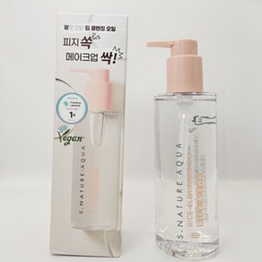 에스네이처 아쿠아 라이스 클렌징오일 200ml 순한클렌징 저자극클렌징 보송피부, 1개