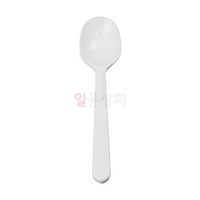 [ILYONG] 일회용 스푼 CI 146mm 완전 개별포장 낱개포장 500개 백색 빙수 아이스크림, 1개