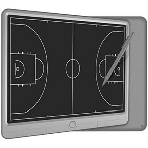 53.3cm21인치 LCD 전술 보드 풋볼 코칭 전자 트레이닝 보드 스타일러스 포함 지울 수 있는 전략 보드 연습 대회 커맨드 코치 선물, 3) 농구공-38.1cm15인치