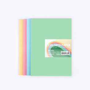 PaperPhant 프리미엄 4컬러 색지 (Premium 4 COLORED PAPER)