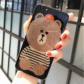 신서엔코 갤럭시S20FE케이스 갤럭시 S20 FE 5G 케이스 G781 Galaxy Phone Case 블링블링 펄 베어 하드 핸드폰케이스