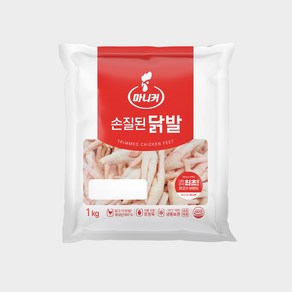 마니커 IQF 손질된 닭발(무뼈) [냉동 1kg] 국내산, 1개