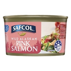 사프콜 와일드 알래스카 핑크 연어 살몬 210g Safcol Wild Alaskan Pink Salmon, 1개