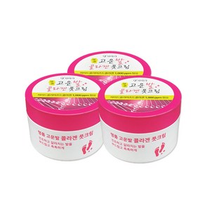 댕기머리 명품 고운발 콜라겐 풋 발 각질 크림 원통형 100g, 3개, 1개입