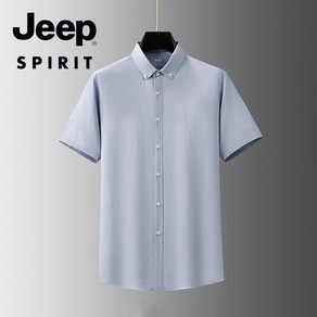 JEEP SPIRIT 남성 캐주얼 반팔 셔츠 여름 패션 SH68016