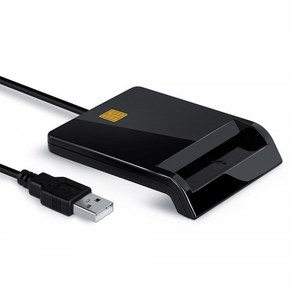 컴스 USB 2.0 하이패스 충전 스마트 IC카드 리더기, IC522, 1개