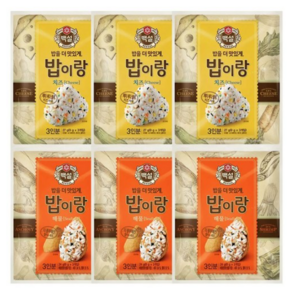 밥이랑 치즈 27g3개 + 해물 24g3개, 27g, 3개