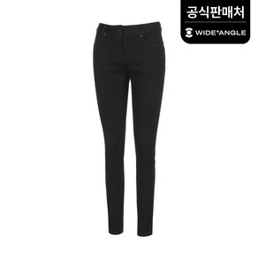 [와이드앵글 공식] [골프] 여성 블랙 데님 팬츠 L WWP20372Z1