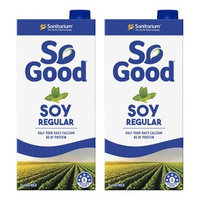 새니태리움 쏘 굿 롱 라이프 소이 밀크 1Lx2개 Sanitaium So Good Regula Soy Milk, 2개, 1L