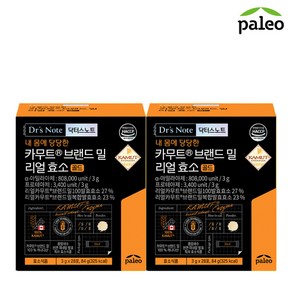 팔레오 닥터스노트 카무트 브랜드밀 리얼 효소 골드 (3g x 28포) 2개, 28회분