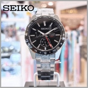 삼정시계 정품 세이코 SEIKO 프레사지 샤프엣지 오토매틱 GMT 메탈시계 SPB221J1