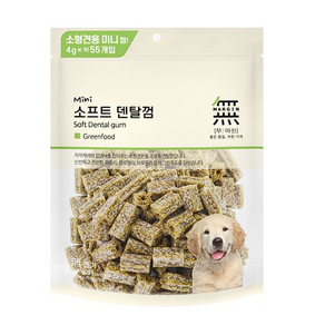 무마진 강아지 소프트덴탈껌 미니 220g, 그린푸드, 1개