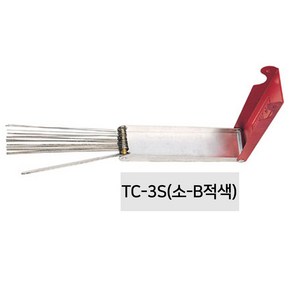 삼정정밀 산소바늘 용접 이물질 팁클리너 절단기 청소, TC-3S (소- B적색), 1개