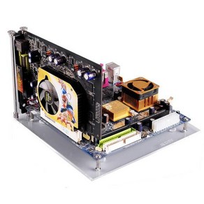 PC 오픈 프레임 테스트 벤치 ITX 마더보드 아크릴 스티커 컴퓨터 케이스 DIY 모드 러브 스탠드 스탠드, 2) ITX