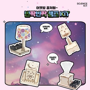 사이언스키트 과학교구키트 테마별 SET 키덜트놀이 홈스쿨링 과학실험세트, 01_반짝반짝 램프 KIT