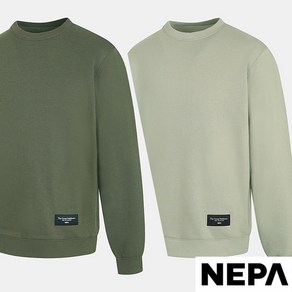 [네파] 22년 F/W 스타일리시한 네파 심볼 피크A 그래픽을 적용 남여공용 C-TR 에센셜 피크A 기모 맨투맨(루즈핏) (2색상 택1) - 7IF5375